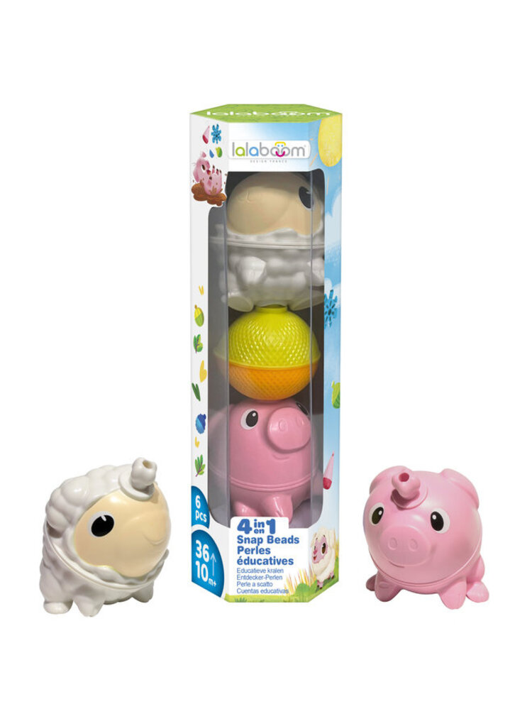 Lalaboom Lalaboom - set dieren schaap/varken