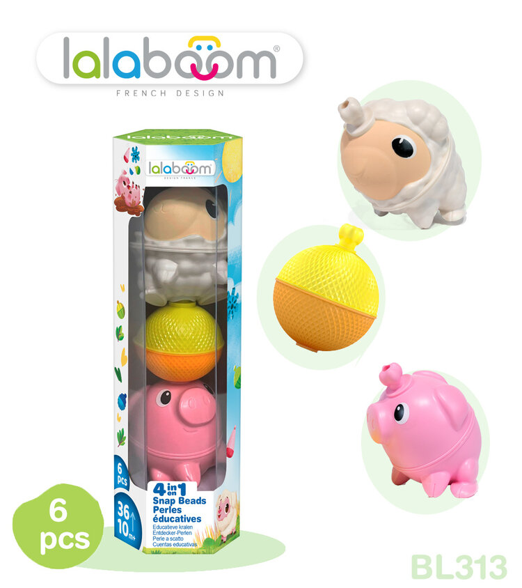 Lalaboom - set dieren schaap/varken