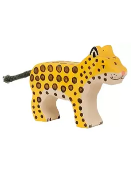 Holztiger Holztiger Wildernis: LUIPAARD  klein 9.3x2.3x7 cm