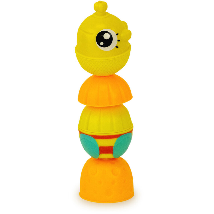 Lalaboom Lalaboom - Set dieren (6 st) Bij en blauwe Vogel