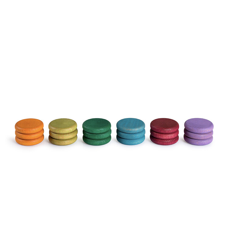 Grapat 16-158 - 18 Monedas (6 colores complementarios) 18 Coins (6 Complementary colours)