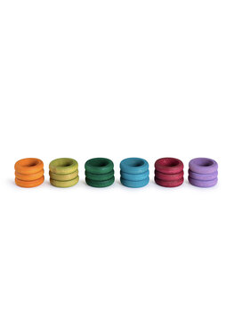 Grapat 16-156 - 18 Anillas (6 colores complementarios) 18 Rings (6 Complementary colours)