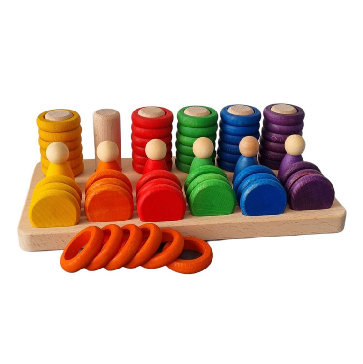 Grapat nins rings & coins plank