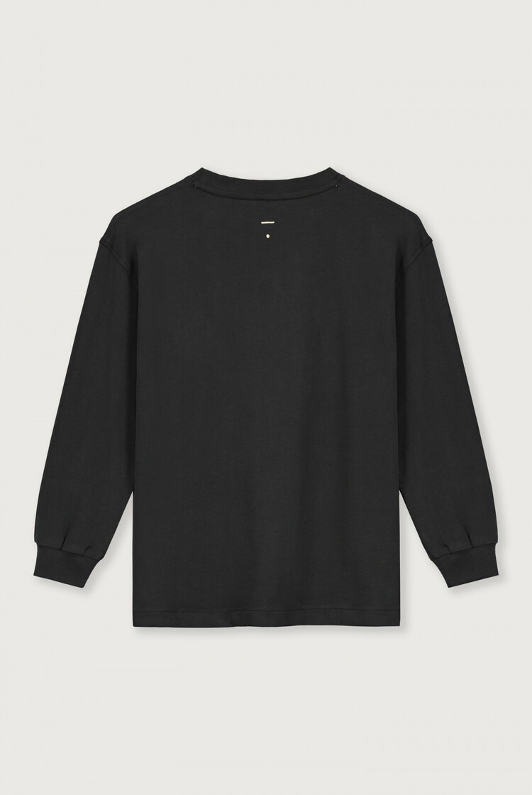 Gray Label Gray Label - Oversized L/S Tee GOTS- Nearly black