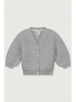 Gray Label Gray Label - Baby Knitted Cardigan- Grey melange