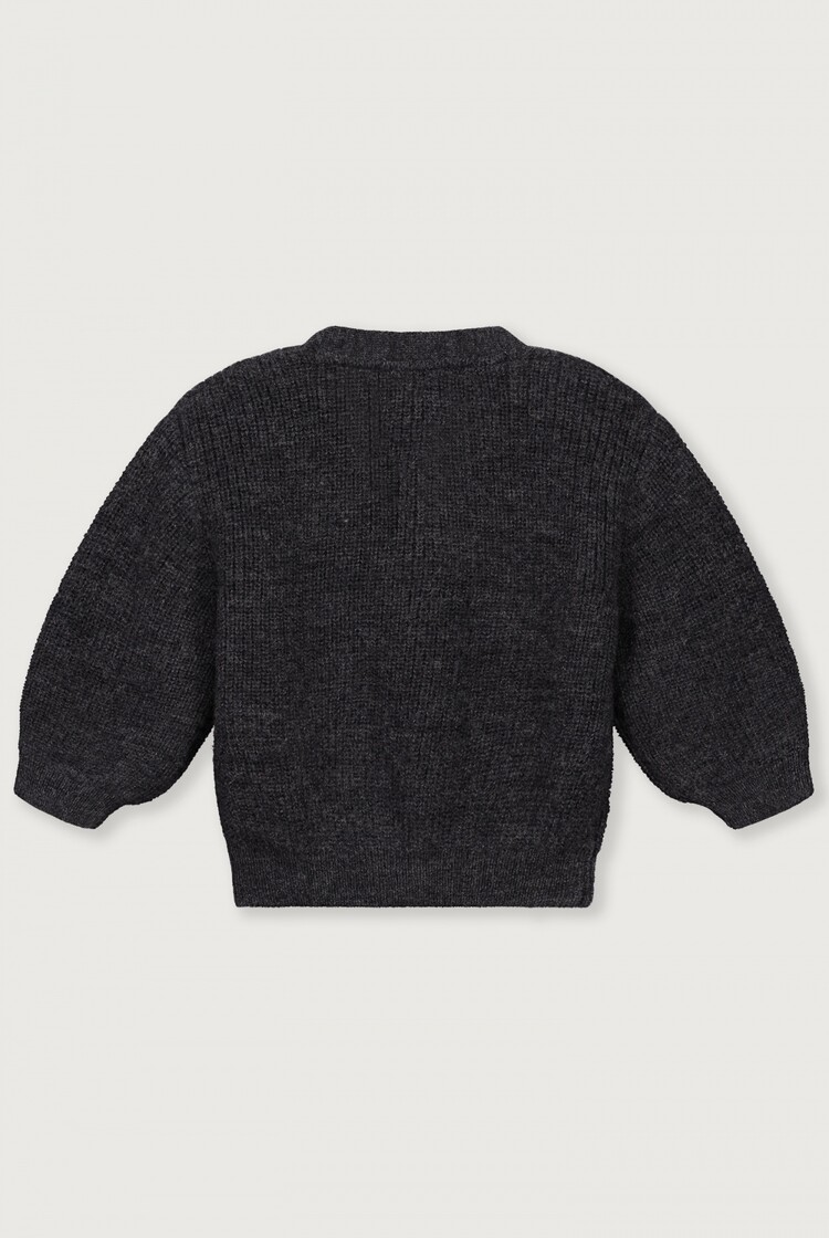Gray Label Gray Label - Baby Knitted Cardigan- Nearly black