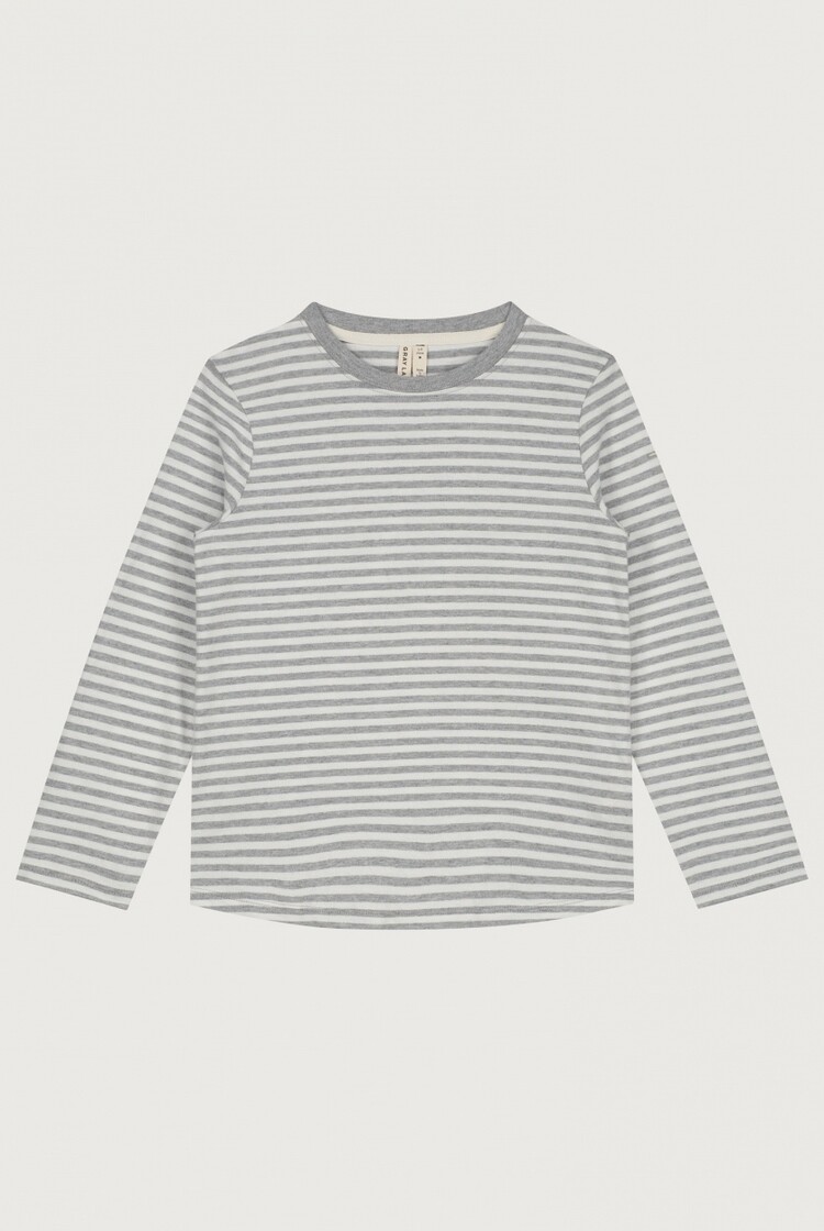 Gray Label Gray Label - L/S Tee GOTS- Grey  /off white