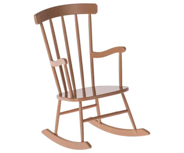 Maileg 11-4112-00 Rocking chair, Mini - Dark powder
