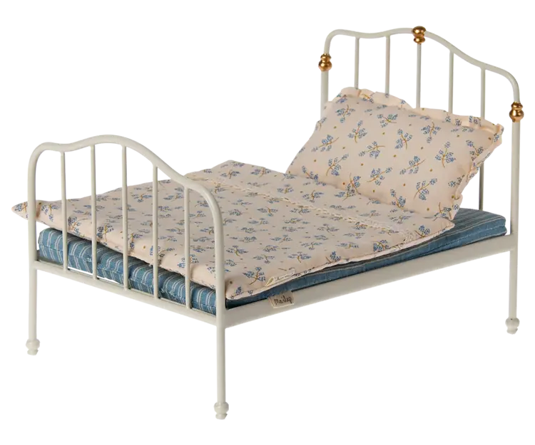 Maileg Maileg -Bed, Mouse - Off white