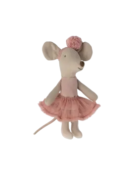 Maileg 17-3105-00 Ballerina mouse, Little sister - Rose