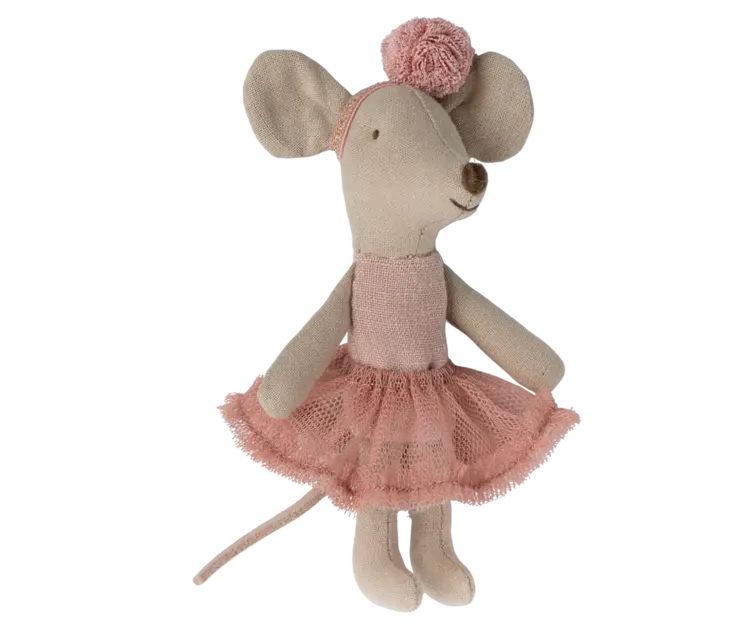 Maileg 17-3105-00 Ballerina mouse, Little sister - Rose