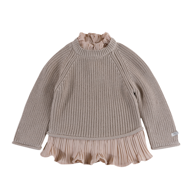 Donsje AMS Donsje AMS- Irene Sweater- Soft Taupe