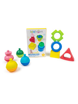 Lalaboom Lalaboom - Vormen en Educatieve kralen 12st