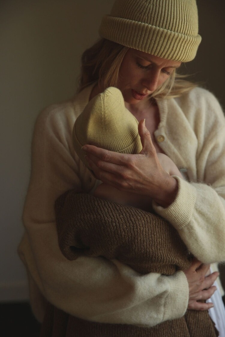 Hvid Hvid - Beanie Fonzie (otter)