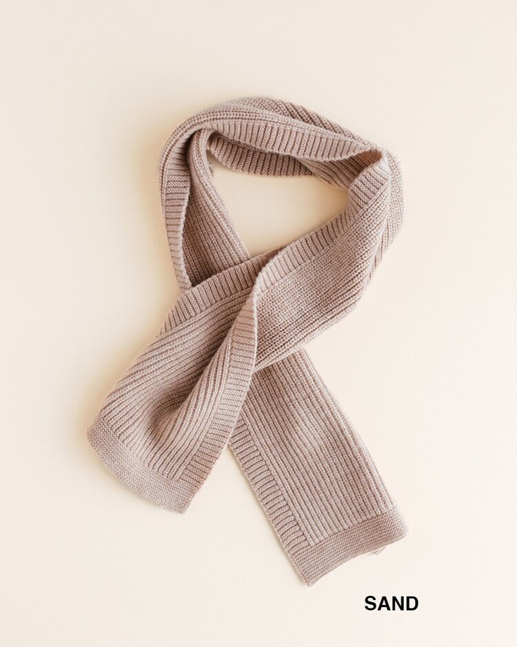 Hvid Hvid - Scarf gustave (sand)