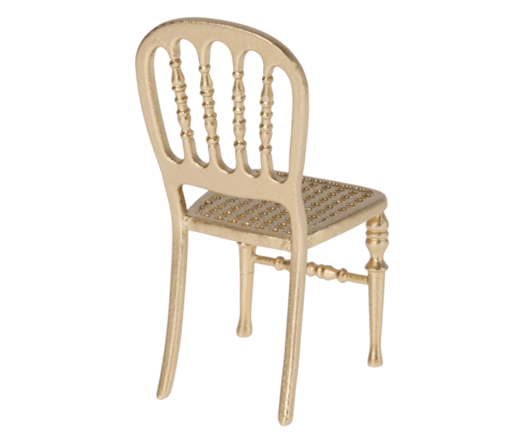 Maileg 11-2106-00 Chair, Mouse - Gold