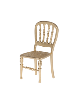 Maileg 11-2106-00 Chair, Mouse - Gold