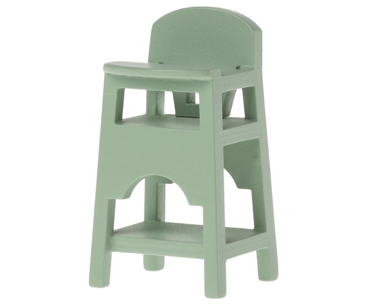 Maileg 11-4001-01 High chair, Mouse - Mint