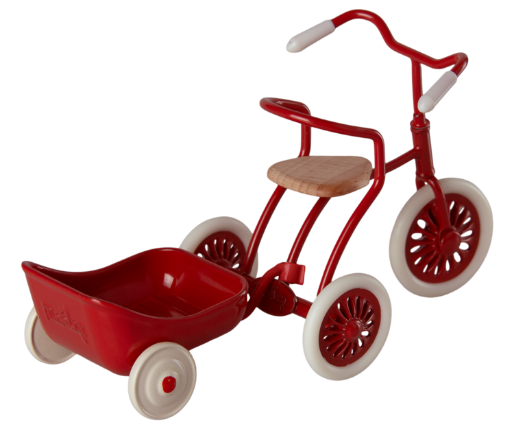 Maileg 11-4106-02 Tricycle hanger, Mouse - Red
