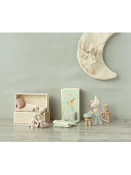 Maileg 17-4105-00 Tooth fairy mouse, Little brother in matchbox