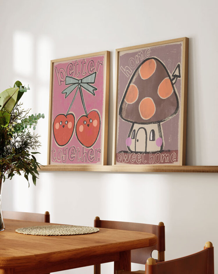 Studio Loco Studio Loco - POSTER CHERRIES 50X70CM