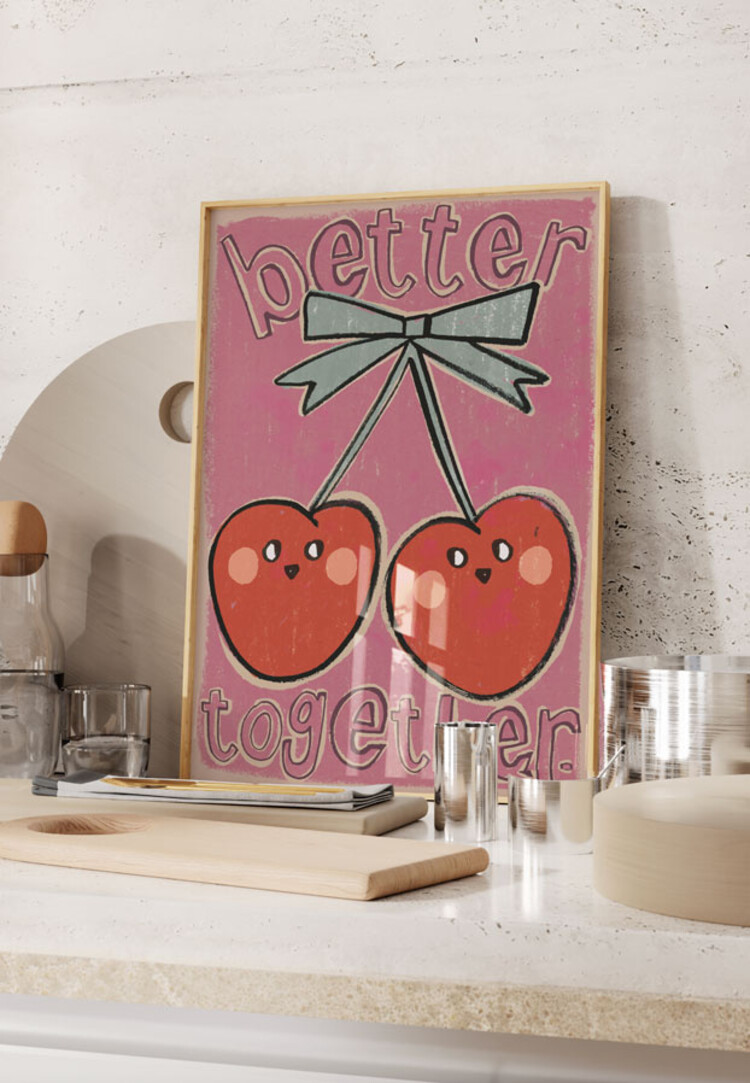Studio Loco Studio Loco - POSTER CHERRIES 50X70CM