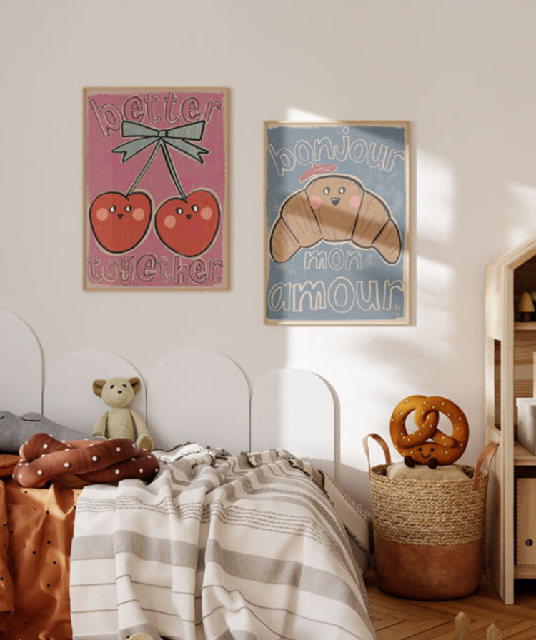 Studio Loco Studio Loco - POSTER CHERRIES 50X70CM