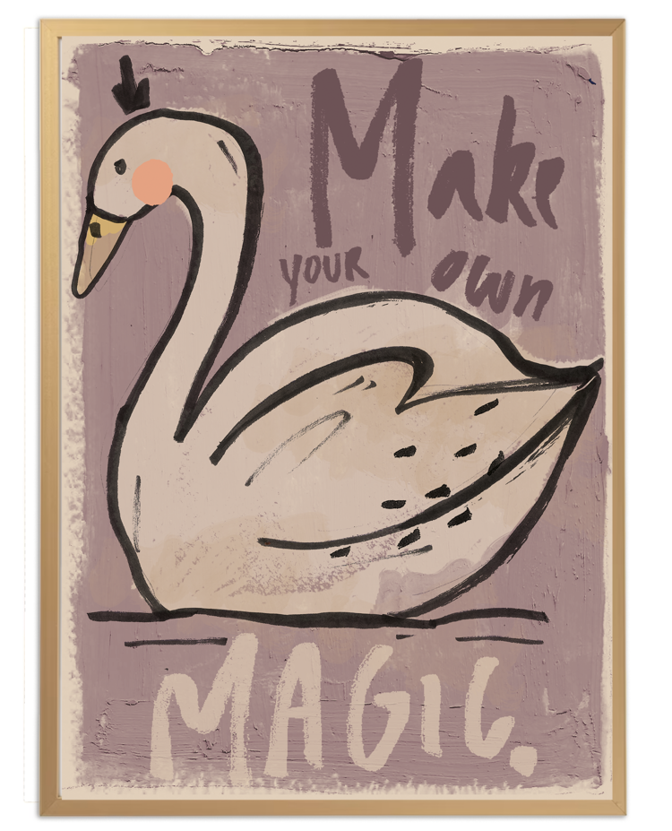 Studio Loco Studio Loco - Poster MAGIC SWAN