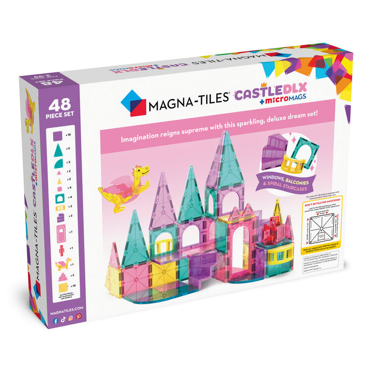 MagnaTiles MagnaTiles Castle DLX 48 stuks
