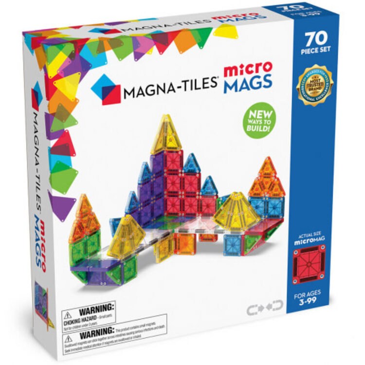 MagnaTiles Magnatiles - MicroMags - 70 stuks