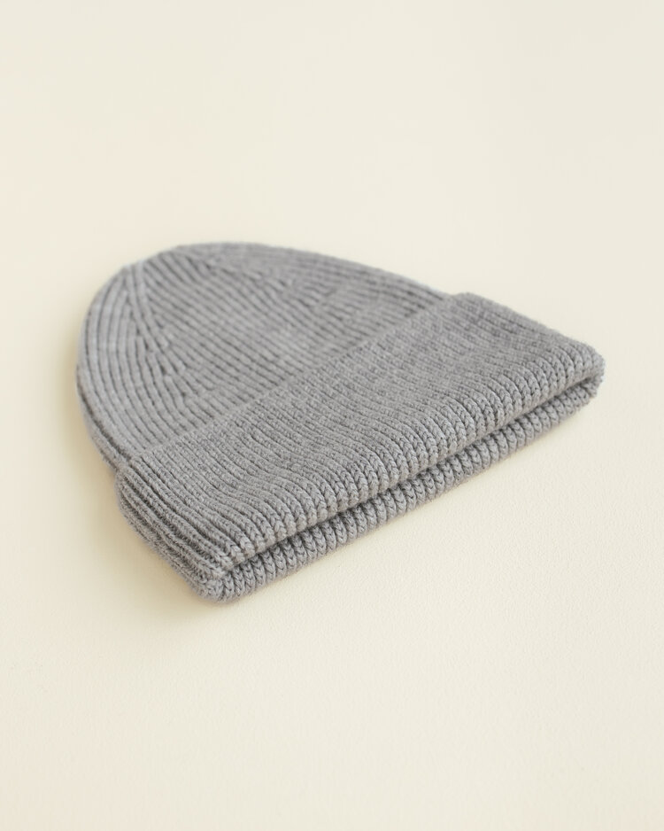 Hvid Hvid - Beanie Fonzie  (Grey Melange)