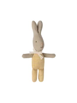 Maileg 16-4000-01 Rabbit, My - Yellow check