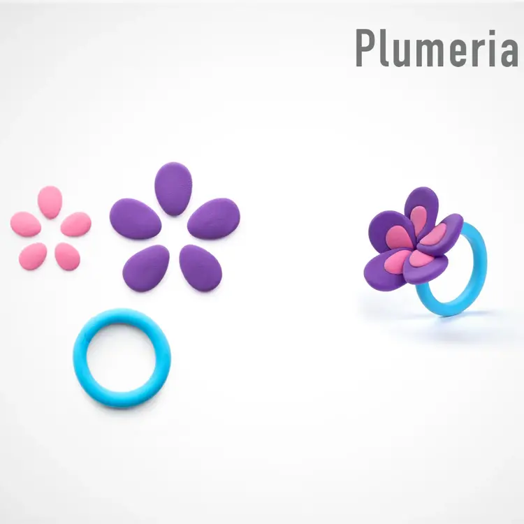 Hey Clay Hey Clay - Bijoux Rings - Flower