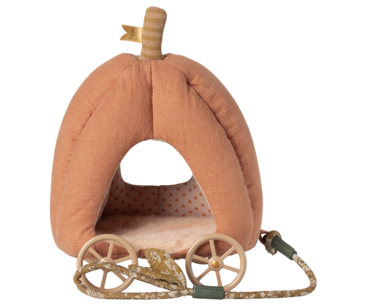 Maileg 11-4403-00 Pumpkin carriage, Mouse