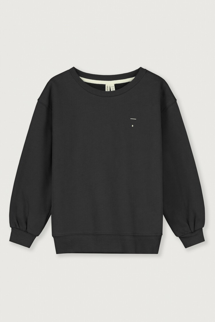 Gray Label Dropped Shoulder Sweater  - nearly black
