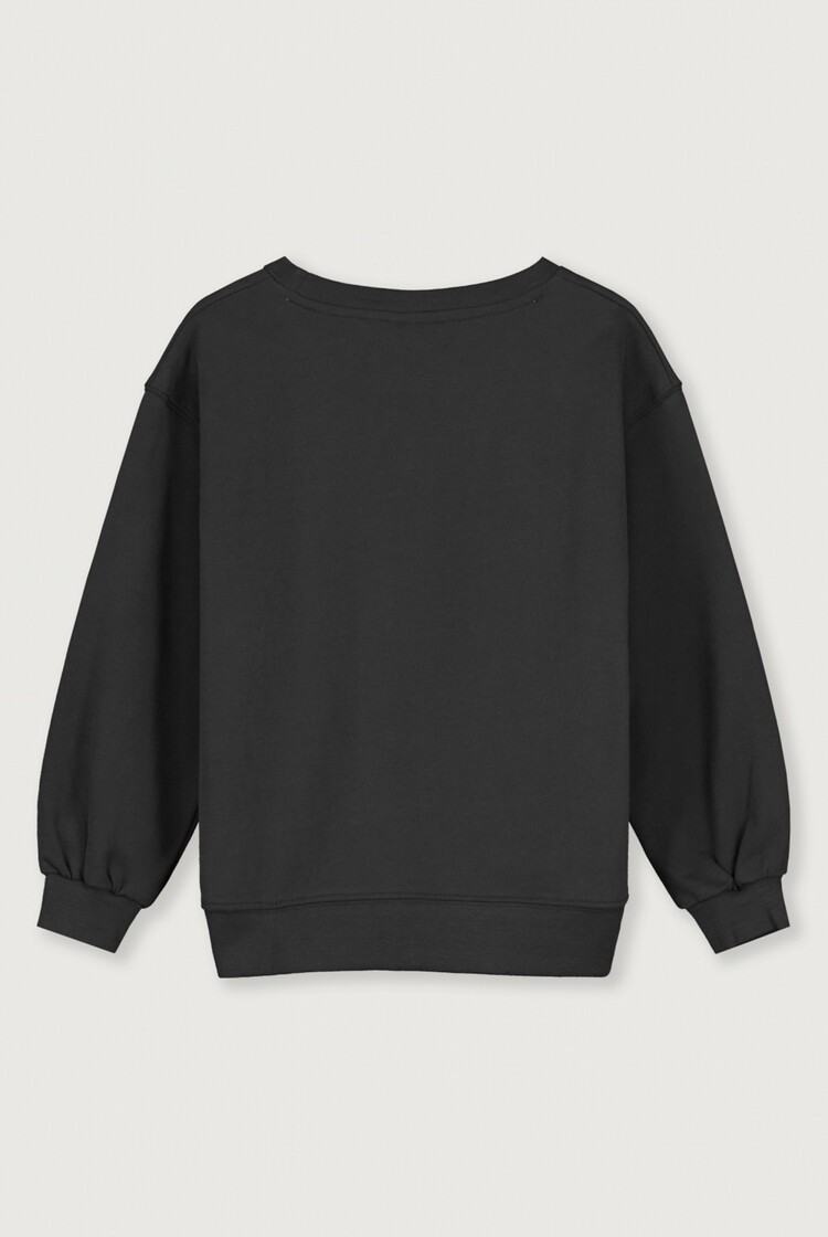 Gray Label Dropped Shoulder Sweater  - nearly black