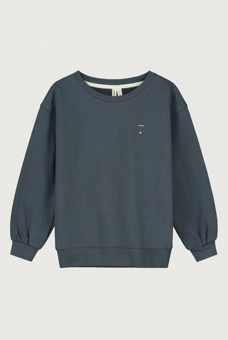 Gray Label Gray Label - Dropped Shoulder Sweater GOTS - blue grey