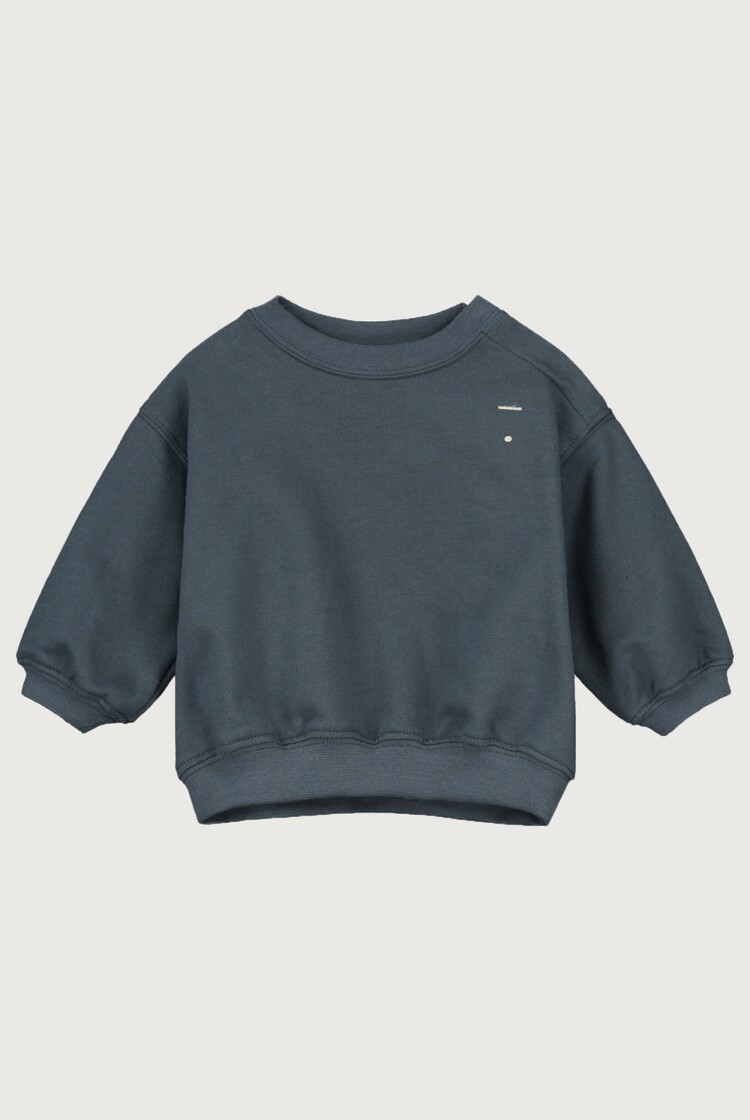 Gray Label Baby Dropped Shoulder Sweater - Blue Grey