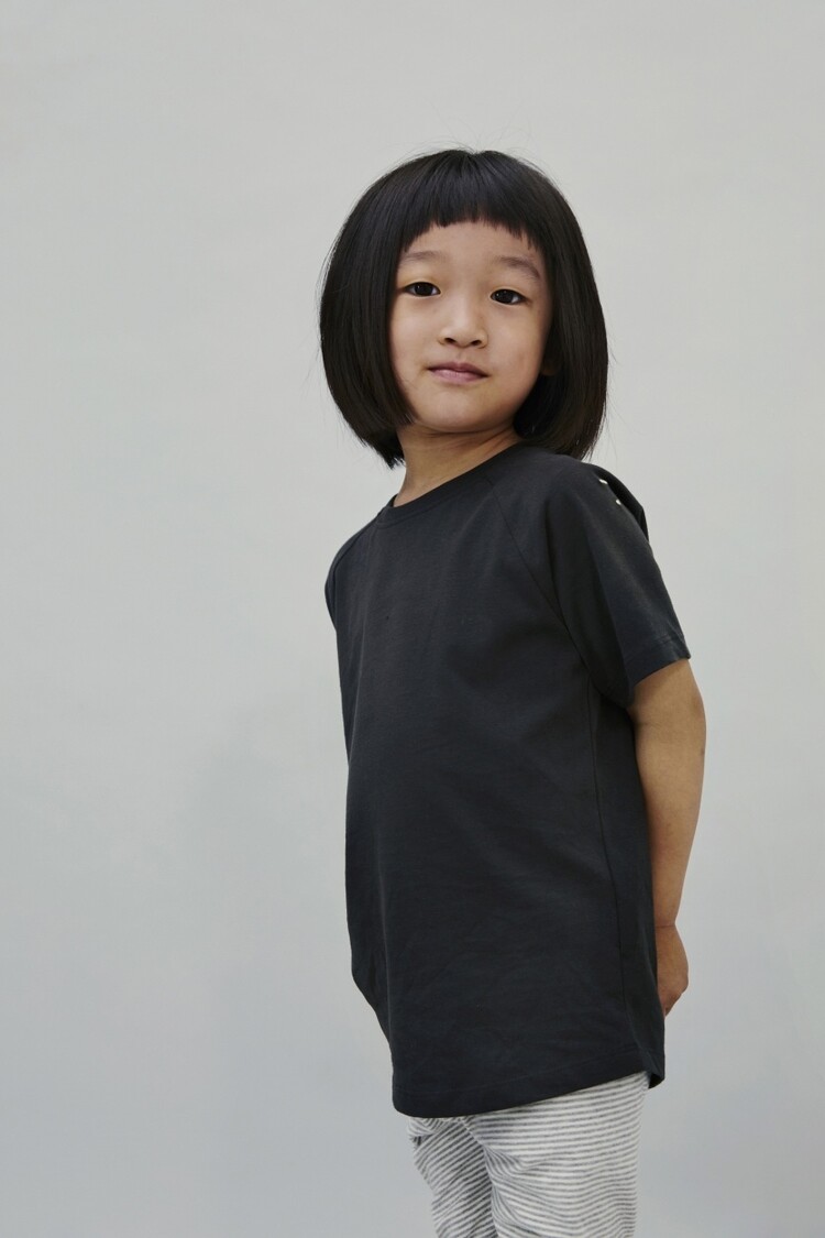 Gray Label Gray Label - Crewneck Tee GOTS - nearly black