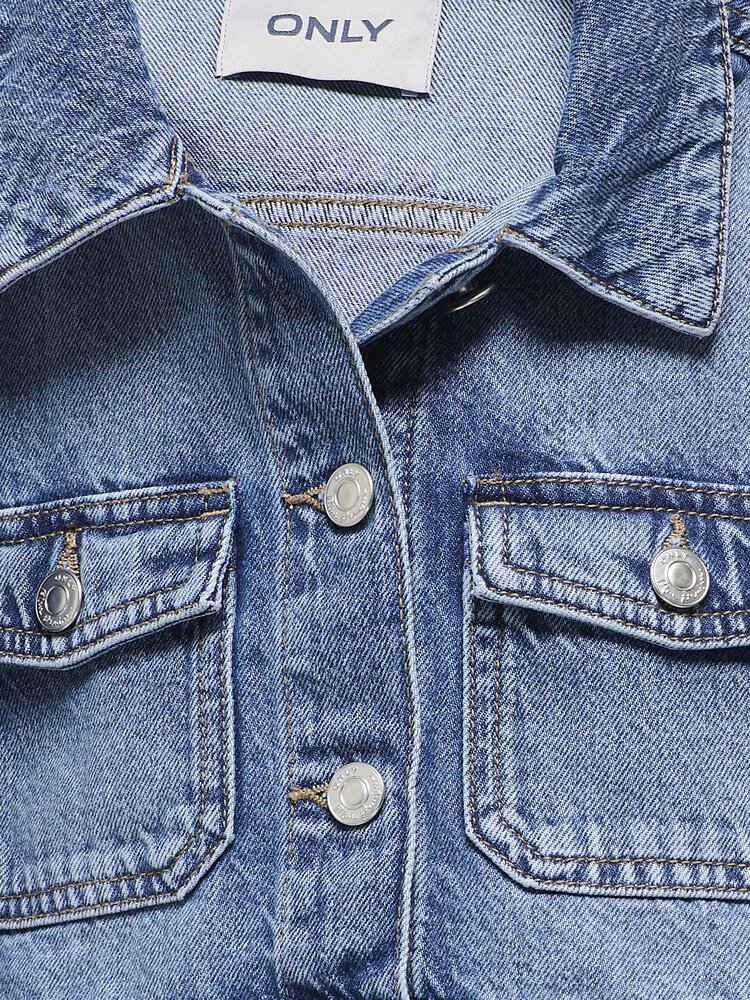 Only Only -KOGLUMI LS JACKET DNM PIM - MEDIUM BLUE