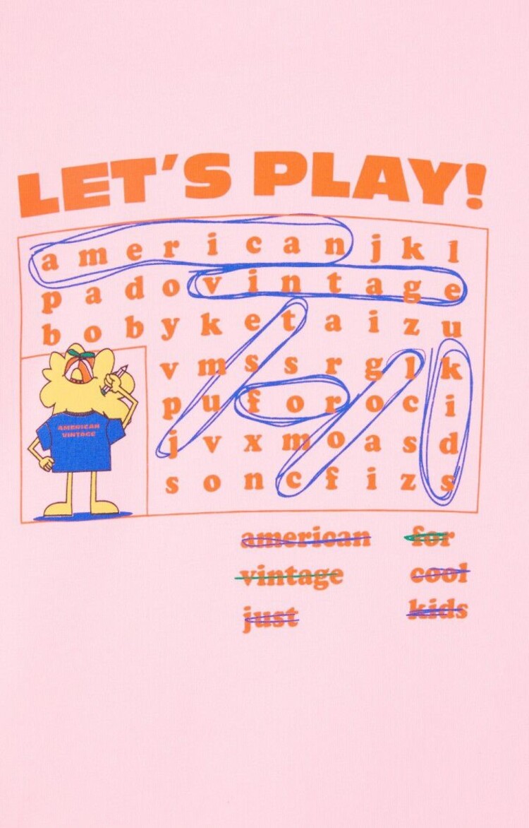 American Vintage American Vintage - Tshirt - Baby Pink