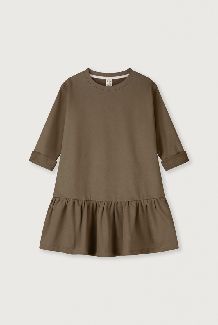 Gray Label Gray Label - L/S Frill Dress GOTS - Woody