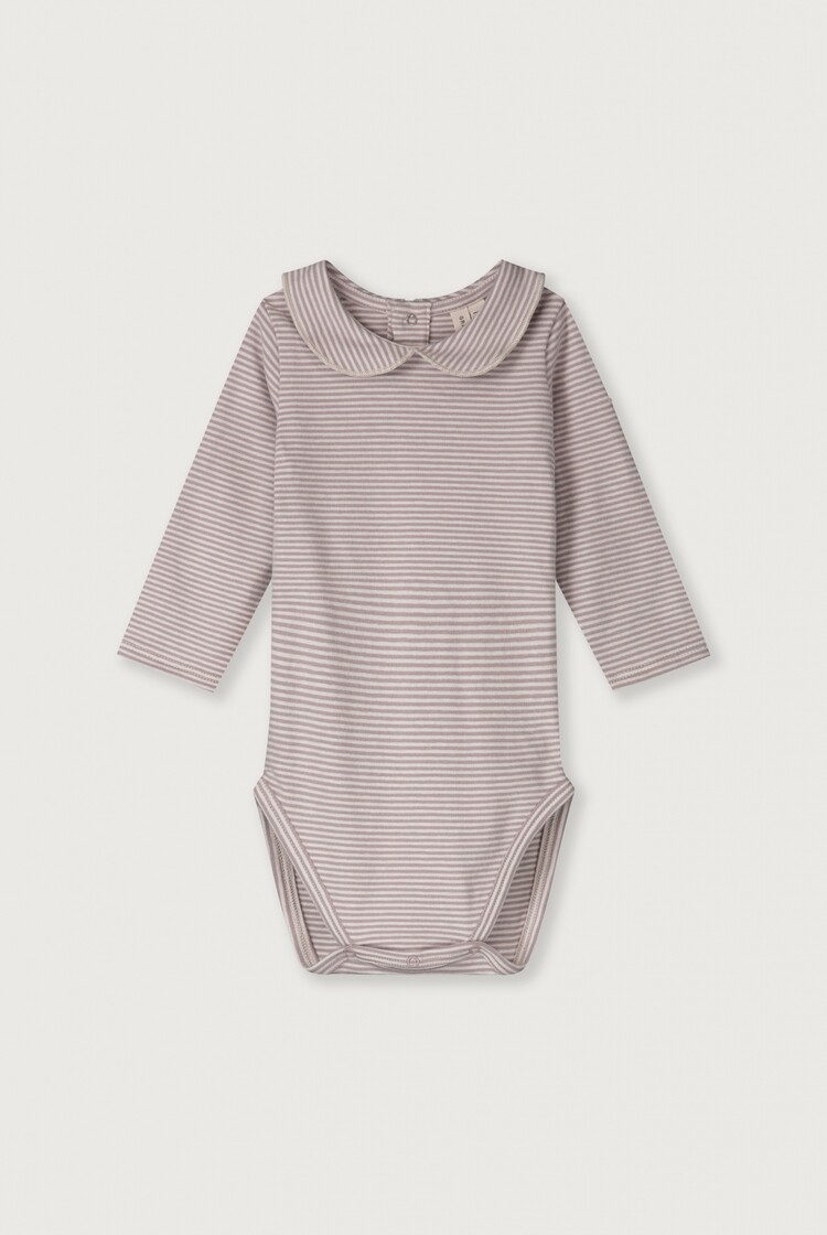 Gray Label Gray Label - Baby Collar Onesie  - Berry Cream