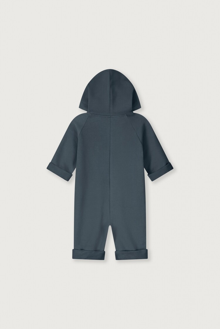 Gray Label Gray Label -  Baby Hooded Suit- Blue Grey