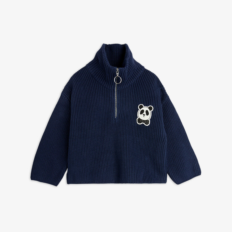 Mini Rodini Mini Rodini - Panda Patch Zip Sweater