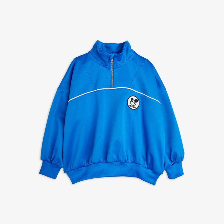 Mini Rodini Mini Rodini - Ritzratz Patch Sweater - Blue