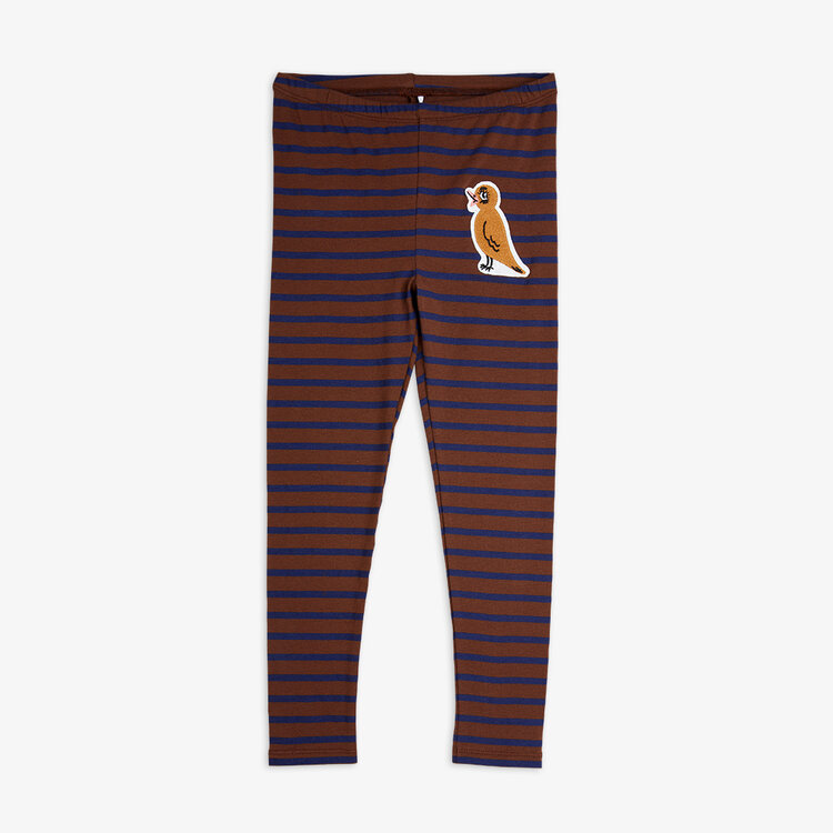 Mini Rodini Mini Rodini- Stripe bird patch - Legging