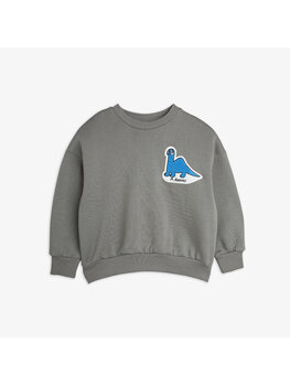 Mini Rodini Mini Rodini - Dino Patch Sweater - Grey