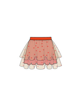 Mini Rodini Mini Rodini - Dotted Tulle Skirt