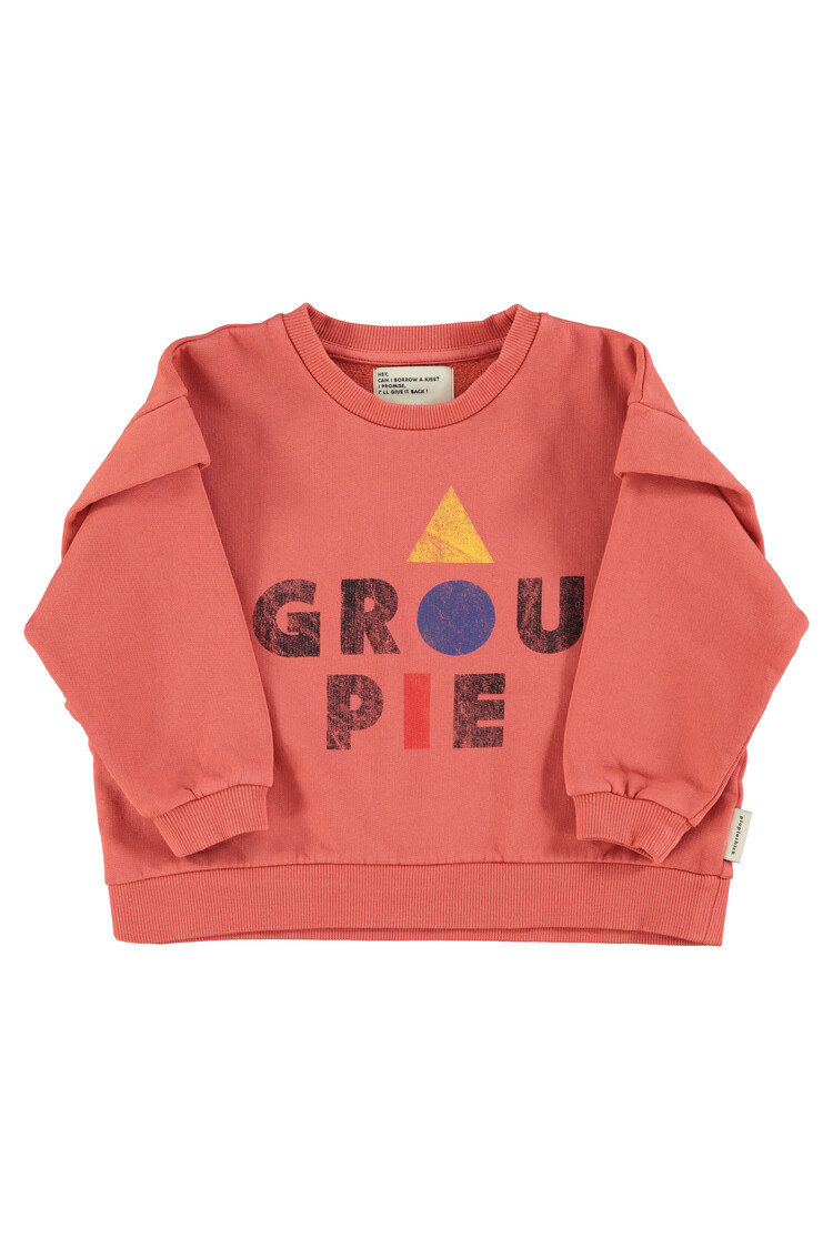 Piupiuchick Piupiuchick-Sweatshirt | Pink w/ "groupie"